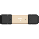 SSD portabil Silicon Power DS72, 1TB, USB-C/A, Gold
