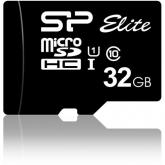 Memory Card microSDHC Silicon Power Elite 32GB, Class 10, UHS-I U1 + Adaptor SD