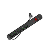 Prelungitor Lanberg SURGE PROTECTOR SP1, 5x Schuko, 3 m, Black