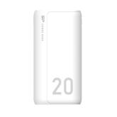 Baterie portabila Silicon Power GS15, 20000mAh, 2x USB 2.0, 1x microUSB, 1x USB-C, White