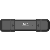 SSD portabil Silicon Power DS72, 500GB, USB-C/A, Black