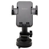 Suport auto Spacer SPCH-CLAMP-VNTZ-04, 5-7.2 inch, Black