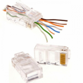 Mufa Spacer SPCN-RJ45PASS-UTP-CAT5, Cat5e, RJ45, 100 bucati