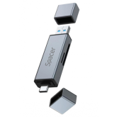 Card Reader Spacer SPCR-TYPEC-USB-01, Gray