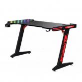 Birou gaming Spacer SPGD-RGB-140-01, Black-Red