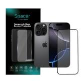 Folie de protectie Spacer SPPG-AP-IP16P-TG pentru iPhone 16 Pro, Clear