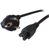 Cablu alimentare Spacer SPPW-SCHK-C5-10A-3.0, Shucko - C5, 3 m, Black