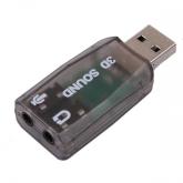 Placa de sunet Spacer SPSC-USB-01, Transparent