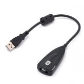 Placa de sunet Spacer SPSC-USB-02, Black