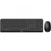 Kit Wireless Philips SPT6407 - Tastatura, USB Wireless/Bluetooth, Black + Mouse Optic, USB Wireless/Bluetooth, Black