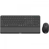 Kit Wireless Philips SPT6607 - Tastatura, USB Wireless/Bluetooth, Black + Mouse Optic, USB Wireless/Bluetooth, Black