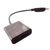 Adaptor video Spacer SPVC-DPm-HDMIf-0.1m, DisplayPort male - HDMI female, 0.1 m, Black