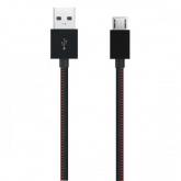 Cablu de date Serioux, USB 2.0 - micro USB, 1m, Black, Bulk