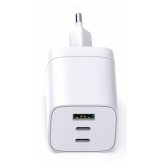 Incarcator retea Serioux SRXA-WC30, 1 x USB-A, 2 x USB-C, 65 W, White