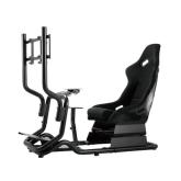 Scaun gaming Serioux Racing Cockpit, Black