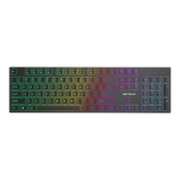 Tastatura Serioux SRXK-SKB709RGB, RGB LED, USB, Black