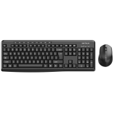 Kit Wireless Serioux SRXK-SKIT706W - Tastatura, USB, Black + Mouse Optic, USB Wireless, Black