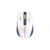 Mouse Optic Serioux FLICKER 212, USB Wireless, White-Blue