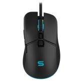 Mouse Optic Serioux SRXM-KAYEL, USB, Black