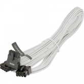 Cablu Seasonic SS2X8P-12VHPWR-600W-90, 2 x 8-Pin PCIe - 1 x 12-Pin PCIe 5.0, 0.75m, White