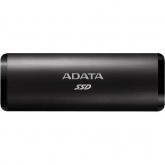 SSD portabil ADATA SE760, 256GB, USB 3.1 Tip C, Black