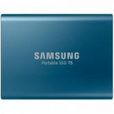 SSD Portabil Samsung T5, 250GB, USB 3.1, Blue