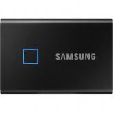SSD Portabil Samsung T7 Touch, 2TB, USB-C 3.1, Metallic Black