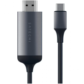 Cablu Satechi ST-CHDMIM, HDMI male - USB-C male, 1.8m, Black