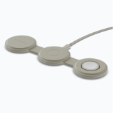 Incarcator wireless Satechi OntheGo 3-in-1, 1 x USB-C, 15 W, Sand