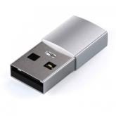 Adaptor Satechi ST-TAUCS, 1 x USB-A male - USB-C female, Silver