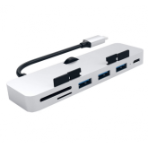 Hub USB Satechi ST-TCIMHM, 3 x USB 3.2 gen 1, 1 x MicroSD/SD, Silver