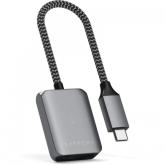 Adaptor Satechi ST-UCAPDAM, USB-C male - 3.5mm jack female - USB-C female, Gray