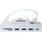 Hub USB Satechi ST-UCICHS, 3 x USB-A, 1 x USB-C, 1x SD/MicroSD, Grey
