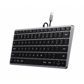 Tastatura Satechi Slim W1, Layout US, USB-C, Space Gray
