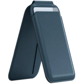 Stand Satechi Vegan-Leather Magnetic Wallet, Dark Blue