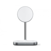 Incarcator Wireless Satechi Aluminium 2-in-1 Magnetic, White