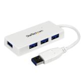 Hub USB Startech ST4300MINU3W, 4x USB 3.2 gen 1, White