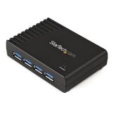 Hub USB Startech ST4300USB3EU, 4x USB 3.2 gen 1, Black