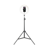 Trepied Havit ST7012 Pro cu ring light, Black
