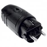 Stecker din cauciuc, demontabil Bachmann 913.171, Black