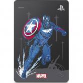 Hard Disk portabil Seagate Game Drive Captain America Special Edition, 2TB, USB 3.0, 2.5inch, Grey