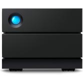 Hard Disk portabil LaCie by Seagate 2big RAID 48 TB, USB 3.2 Gen 2 Tip C, 3.5 inch, Black