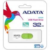 Stick Memorie AData UV320 32GB, USB 3.1, White-Green