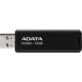 Stick memorie ADATA UV360 32GB, USB 3.0, Black