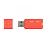 Stick memorie Goodram UME3, 128GB, USB 3.0, Orange