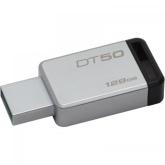 Stick Memorie Kingston DataTraveler 50 128GB, USB3.0, Metal/Black