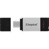 Stick memorie Kingston DataTraveler 80, USB-C, Black-Silver