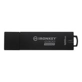 Stick memorie Kingston IronKey D300 Managed, 128GB, USB 3.0, Black