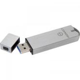 Stick Memorie Kingston IronKey Enterprise S1000 Encrypted 128GB, USB 3.0, Silver