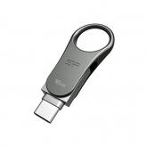 Stick Memorie Silicon Power Mobile C80 16GB, USB 3.1/USB type C, Titanium